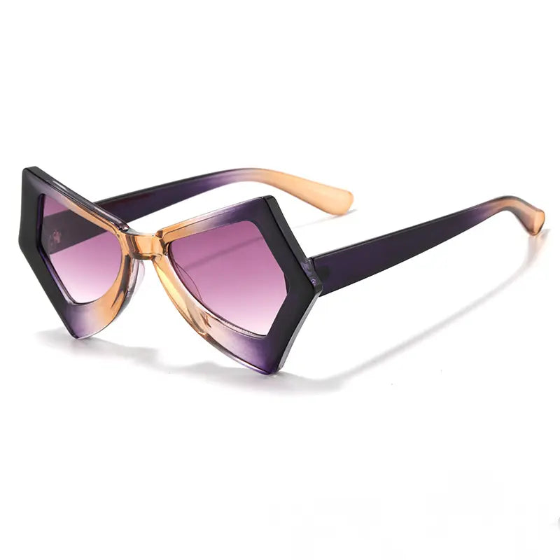 RETRO BUTTERFLY CAT EYE FASHION SUNGLASSES