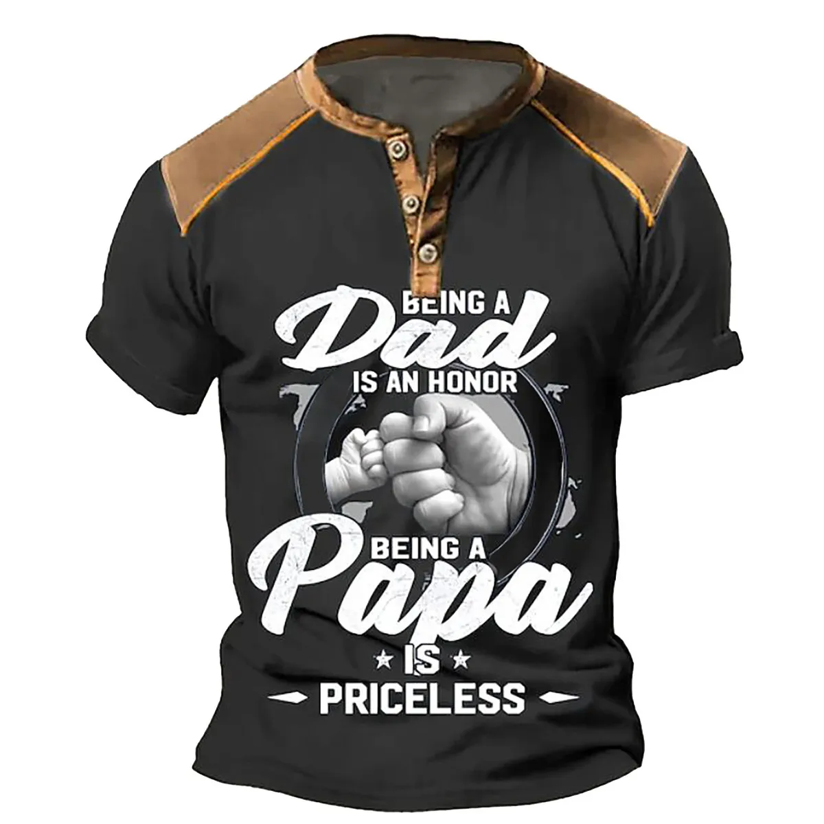 PHILLY TREASURE MEN 3D PRINT SHORT SLEEVE V-NECK SHIRT
