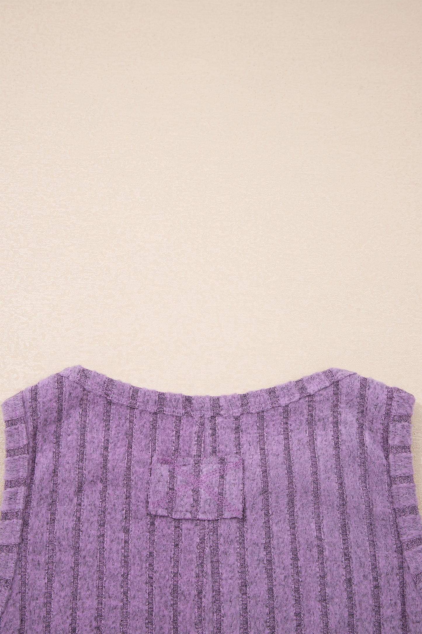 Sky Blue Slim Ribbed Mineral Wash Tank Top