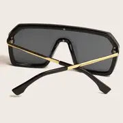 MEN BLACK STREET STYLE FULL RIM SUNGLASSES