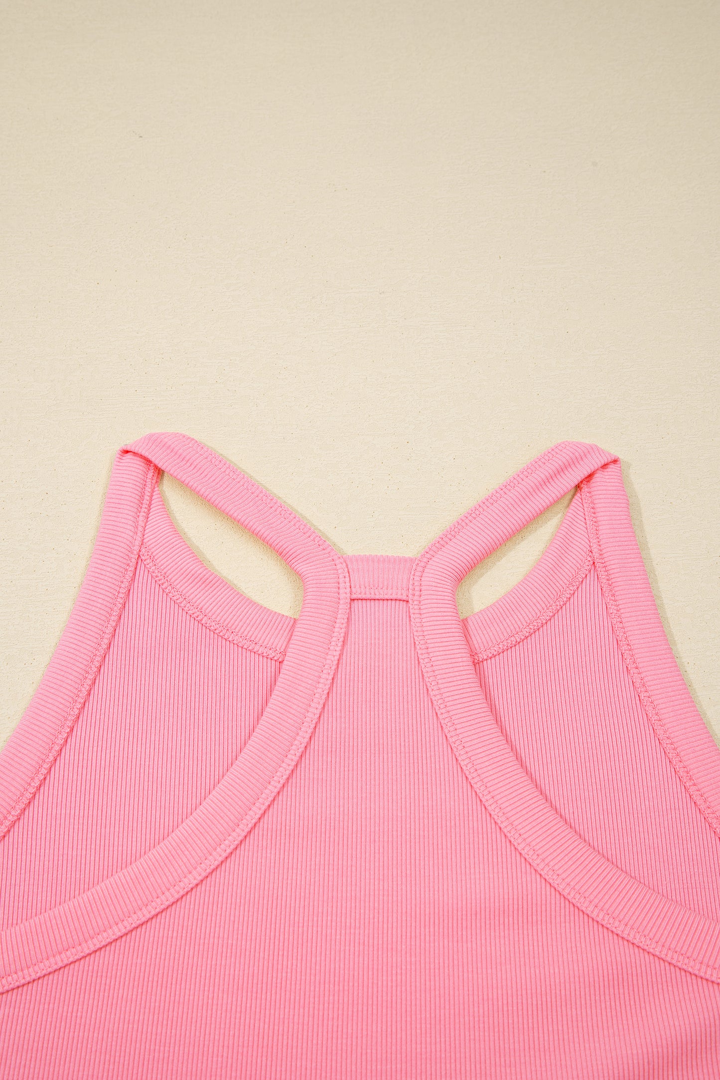 Green Slim Tank Top Elastic Waist Mini Skort 2pcs Outfit