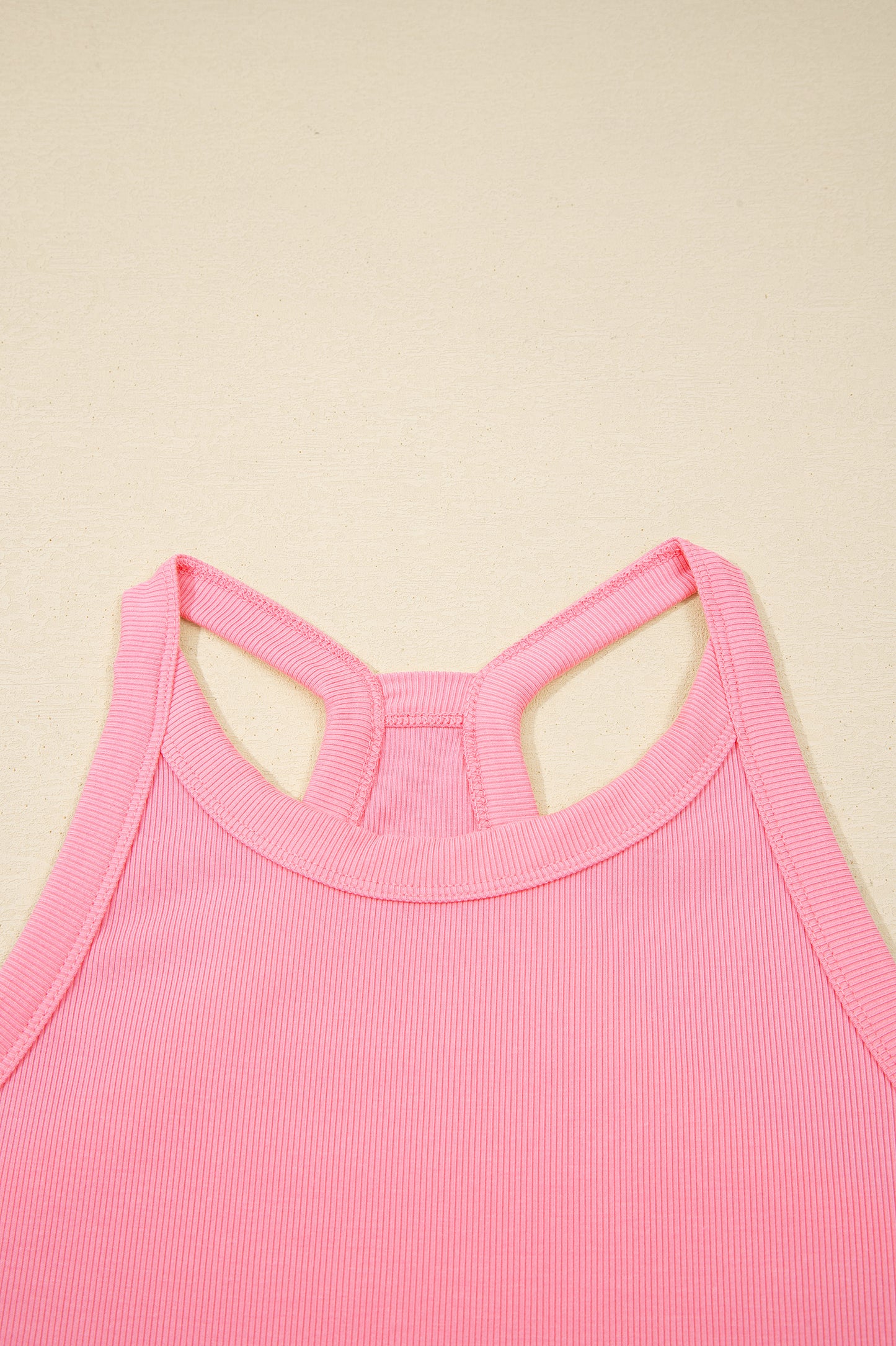 Green Slim Tank Top Elastic Waist Mini Skort 2pcs Outfit
